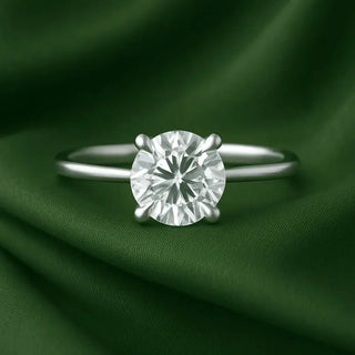 Sterling-Silver-Moissanite-Rings Loose Moissanite