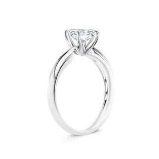 1.50 Carat Marquise Cut Moissanite Solitaire Ring in White Gold