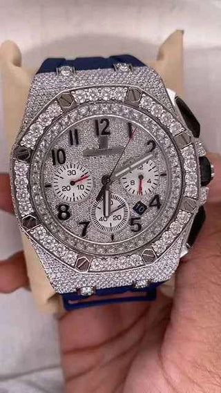 Men's Moissanite Watches for Sale