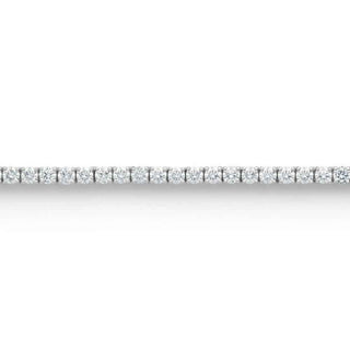 3.50 Ct Round Cut Moissanite Tennis Bracelet in White Gold