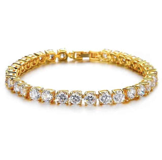 3 Ct Round Cut Moissanite Hip Hop Bracelet in Sterling in Silver For Men's