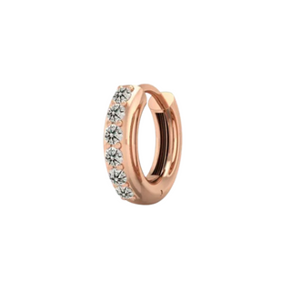 0.60 Ct Round Cut Moissanite Hoop Earrings For Unisex