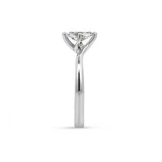1.5 Carat Marquise Cut Solitaire Moissanite Ring in White Gold