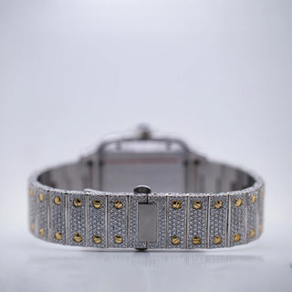 VVS Moissanite Diamond Watch Back Side