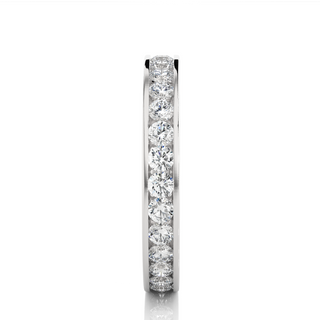 Channel Setting Women's Engagement Ring white gold