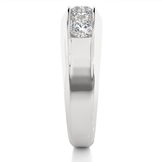 Five Stone Channel Setting Ring silver