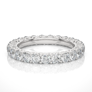 Round Stone filigree Pattern Moissanite Ring silver