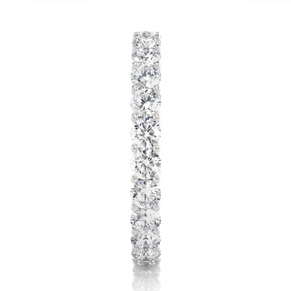 Round Stone filigree Pattern Moissanite Ring silver