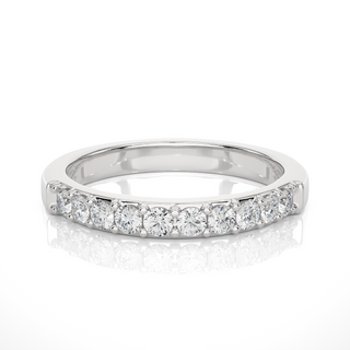 Surface Prong Setting Moissanite Ring silver