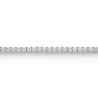 3.50 Ct Round Cut Moissanite Tennis Bracelet in White Gold