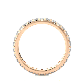 V-Prong Moissanite Ring rose gold