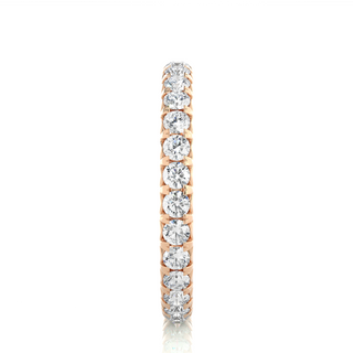 V-Prong Moissanite Ring rose gold