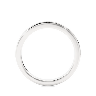1.30 mm Moissanite Channel Setting Ring white gold